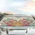 Orange Tabby Cat Floral Roses Berries - Cat Lover Home Decor Gift Car Sunshade - 5