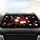 Black Background Crimson Roses White Camellia Butterflies Gold - Home Decor Gift Car Sunshade - 4