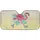Speedy Pink Flamingo Retro Roller Skates Tropical Leaf Summer Vacation Gift Car Sunshade - 3