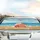 Orange Starfish Seashells Sandy Beach Ocean Waves Clouds - Beach Lover Gift Car Sunshade - 5