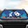 Panda Blue Purple Smoke Dust - Wildlife Lover Car Decor Gift Car Sunshade - 4