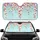 Multi-Colored Abstract Petal Cascades Floral Curtain - Home Decor Gift Car Sunshade - 1
