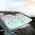 Multi-Colored Abstract Petal Cascades Floral Curtain - Home Decor Gift Car Sunshade - 6
