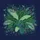 Midnight Blue Tropical Botanical Foliage - Everyday Car Essential Gift Car Sunshade - 7