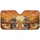 Cartoon Skeleton Bikers Desert Sunset Landscape Adventure Lover Travel Gift Car Sunshade - 3