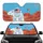 Astronaut American Flag Salute Canyon - American Heritage Space Lover Gift Car Sunshade - 1