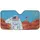 Astronaut American Flag Salute Canyon - American Heritage Space Lover Gift Car Sunshade - 3