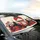 Mount Fuji Torii Gate Pagoda Red Sun Japanese Temple Hills Birds - Home Decor Gift Car Sunshade - 6
