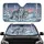 Gray Wolves Snowy Pine Forest - Wildlife Lover Winter Decor Gift Car Sunshade - 1