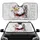 Bald Eagle Crown Freedom Black White Red Stars - Patriotic Vehicle Decor Gift for Drivers Car Sunshade - 1