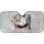Bald Eagle Crown Freedom Black White Red Stars - Patriotic Vehicle Decor Gift for Drivers Car Sunshade - 3
