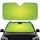 Yellow Center Lime Edges Field Irregular Shards Confetti - Home Decor Gift Car Sunshade - 1