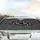 Layered Black Hearts White Starbursts Sparkle Dots Vehicle Interior Decor Car Sunshade - 5