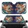 Crowned Feathered Tigers Face-Off Dragon Skin - Wildlife Lover Gift Car Sunshade - 1