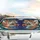 Crowned Feathered Tigers Face-Off Dragon Skin - Wildlife Lover Gift Car Sunshade - 5