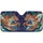 Crowned Feathered Tigers Face-Off Dragon Skin - Wildlife Lover Gift Car Sunshade - 3