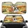 Convivial Brown Cow Holstein Group Countryside Hills - Farmhouse Decor Gift for Cow Lover Car Sunshade - 1