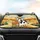 Convivial Brown Cow Holstein Group Countryside Hills - Farmhouse Decor Gift for Cow Lover Car Sunshade - 4