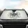 Gothic Skeleton Skull Bony Hands Transparent Surface Ethereal Mist - Eerie Lifestyle Gift Car Sunshade - 4