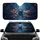 Golden-Eyed White Tiger Glowing Skull Flora Jungle - Wildlife Lover Gift Car Sunshade - 1