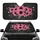 Pink Sunflowers Black Butterflies Blossoms - Nature Lover Home Decor Gift Car Sunshade - 1