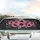 Pink Sunflowers Black Butterflies Blossoms - Nature Lover Home Decor Gift Car Sunshade - 5