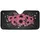 Pink Sunflowers Black Butterflies Blossoms - Nature Lover Home Decor Gift Car Sunshade - 3