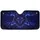 Indigo Blue Wolf Head Lightning Energy Swirls - Fantasy Lover Gift Car Sunshade - 3
