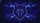 Indigo Blue Wolf Head Lightning Energy Swirls - Fantasy Lover Gift Car Sunshade - 7