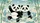 Waving Panda Driving Bamboo City Silhouette - Wildlife Lover Everyday Auto Decor Gift Car Sunshade - 7