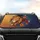 Majestic Lion Floral Butterflies Stars - Home Decor Wildlife Lover Gift Car Sunshade - 4