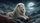 Regal White Lion Red Roses Mystic Moon Mountain Scene - Wildlife Car Decor Gift Car Sunshade - 7