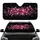 Pink Ribbon Bows Shimmering Stardust Black Velvety Void - Auto Accessory Gift Car Sunshade - 1