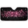 Pink Ribbon Bows Shimmering Stardust Black Velvety Void - Auto Accessory Gift Car Sunshade - 3