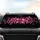Pink Ribbon Bows Shimmering Stardust Black Velvety Void - Auto Accessory Gift Car Sunshade - 4