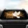 White Dove Olive Branch LOVE Celestial Starburst - Peace & Love Home Decor Gift Car Sunshade - 4