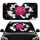 Fuchsia Pink Rose Black Leaves Stars Deep Black Background Everyday Car Interior Car Sunshade - 1