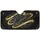 Deep Charcoal Black Mythical Snarling Tiger Bared Fangs Golden Lightning - Wildlife Lover Gift Car Sunshade - 3