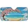 Pink Blossoms Ocean Waves Sandy Beach - Beach Lovers Gift Car Sunshade - 3