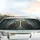 Majestic Long-Eared Owls Piercing Yellow Eyes Shadowy Forest - Wildlife Lover Gift Car Sunshade - 5