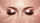 Rose Gold Eyes Long Eyelashes Shimmering Glitter - Beauty Lover Gift Car Sunshade - 7