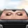 Rose Gold Eyes Long Eyelashes Shimmering Glitter - Beauty Lover Gift Car Sunshade - 4