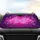 Lace Butterfly Floral Vines Blooming Flowers Purple Fuchsia - Luxury Car Interior Gift Car Sunshade - 4