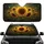 Golden Yellow Orange Sunflower Cluster Deep Green Background - Garden Nature Lover Gift Car Sunshade - 1