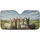 Charismatic Alpacas Selfie Smartphone Green Hills Sky - Wildlife Lover Gift for Travelers Car Sunshade - 3