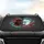 Black Wolf Snarling White Tiger Yin Yang Elemental Fire Water - Fantasy Lover Gift Car Sunshade - 4