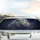 Majestic White Lion Head Vibrant Mane Cosmic Aura - Wildlife Lover Gift Car Sunshade - 5
