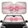 Pink Satin Bow Baroque Rococo Filigree - Home Decor Gift Car Sunshade - 1