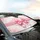 Pink Satin Bow Baroque Rococo Filigree - Home Decor Gift Car Sunshade - 6
