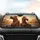 Three Funny Horses Singing Road Trip - Car Decor for Horse Lover Car Sunshade - 4